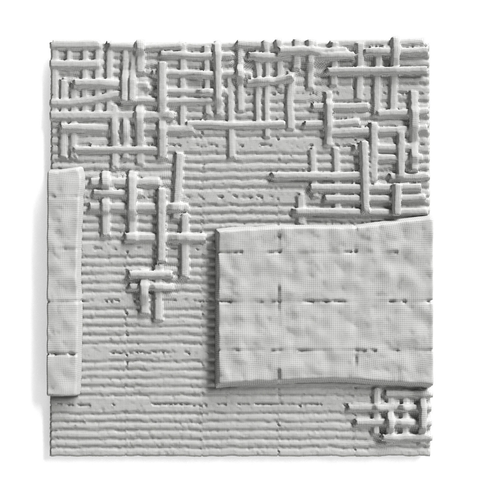 Peter Lane wallmounte ceramic panel 3D model_4