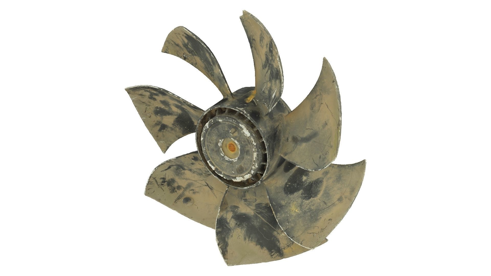 Exhaust Fan Part Raw Scanned 3D model_4
