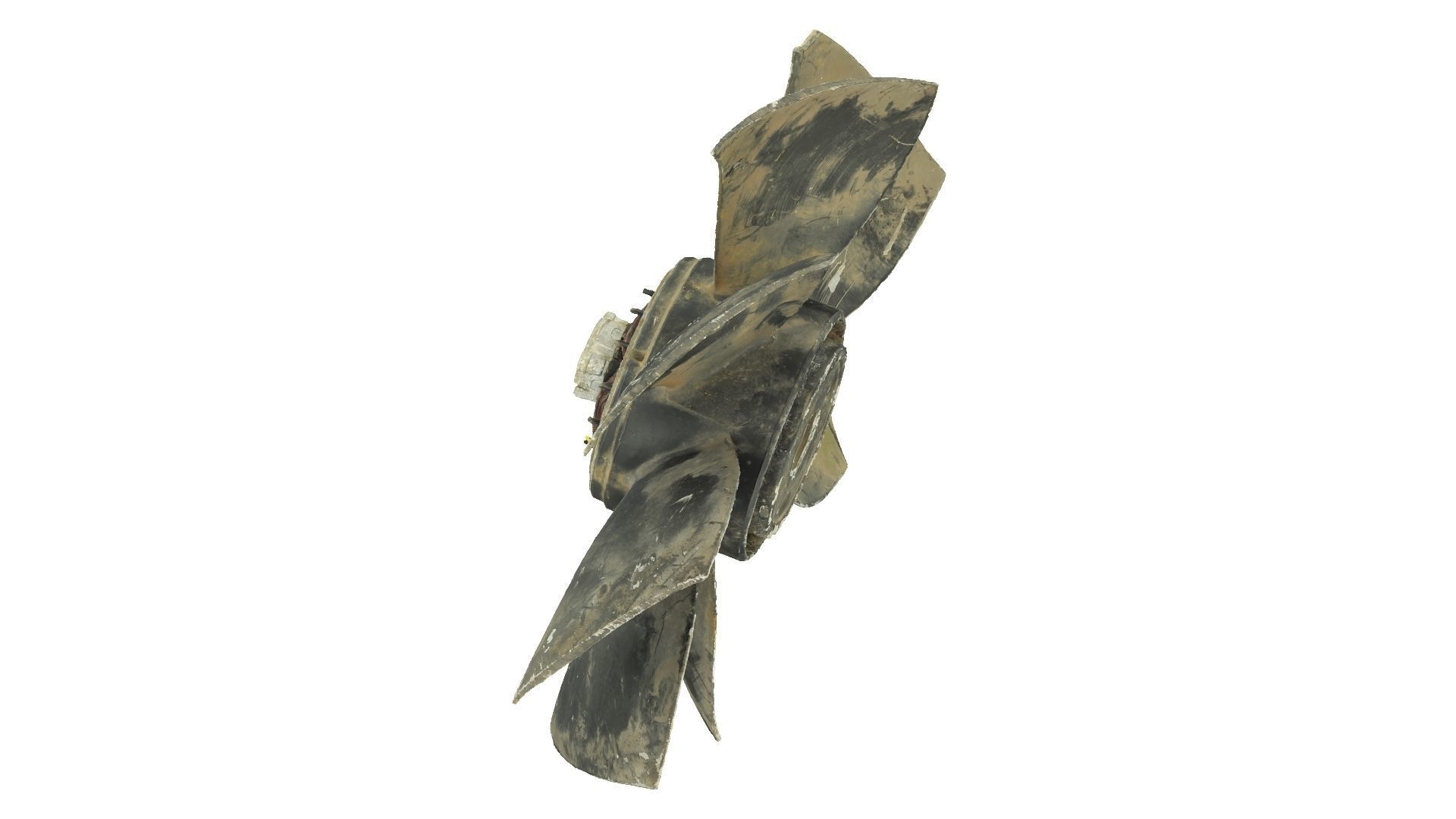 Exhaust Fan Part Raw Scanned 3D model_6