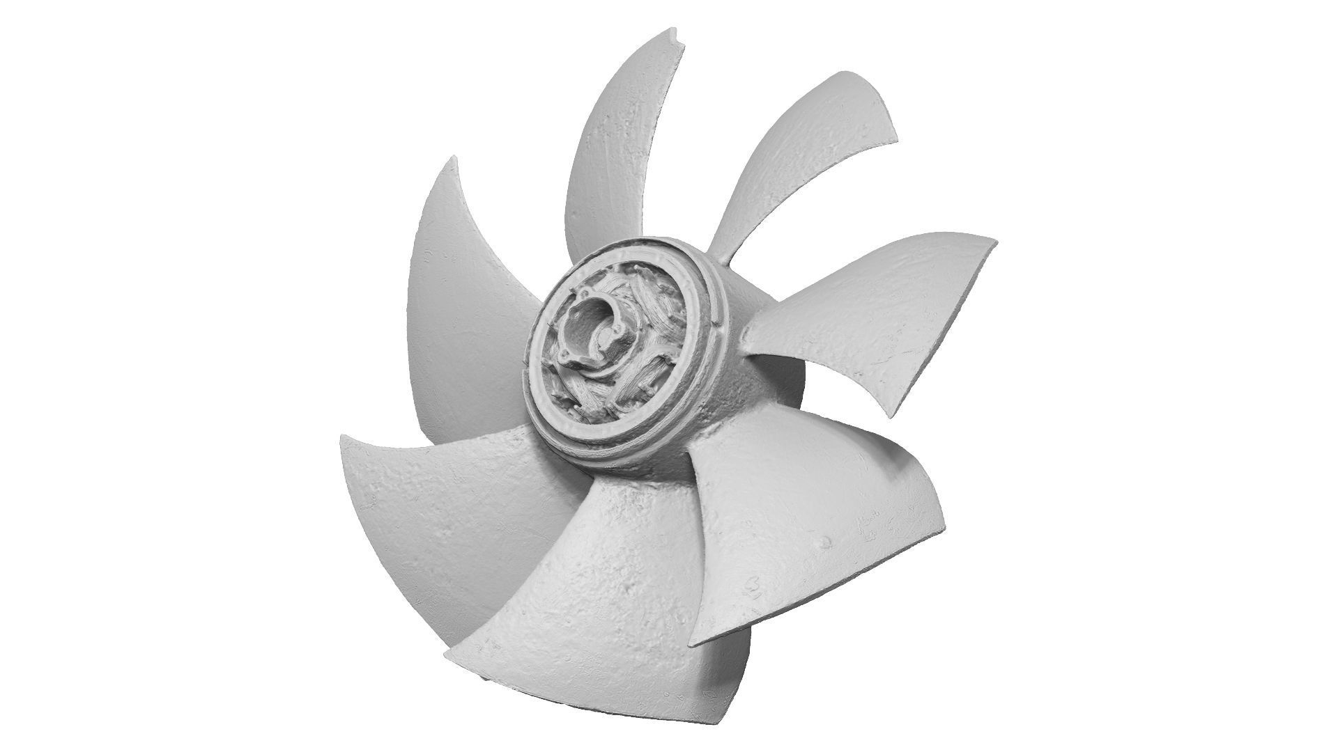 Exhaust Fan Part Raw Scanned 3D model_1