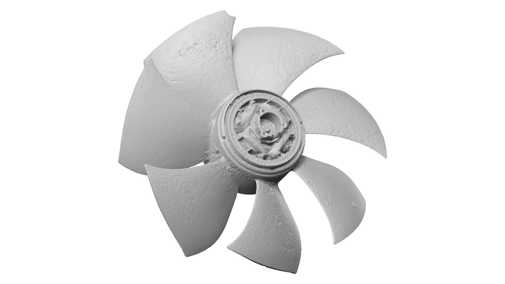 Exhaust Fan Part Raw Scanned 3D model_9