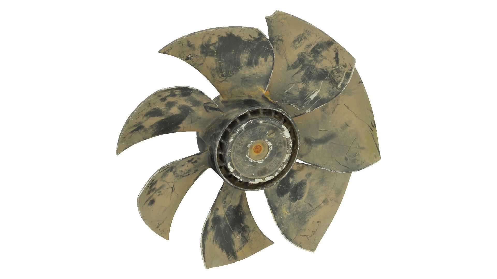 Exhaust Fan Part Raw Scanned 3D model_5