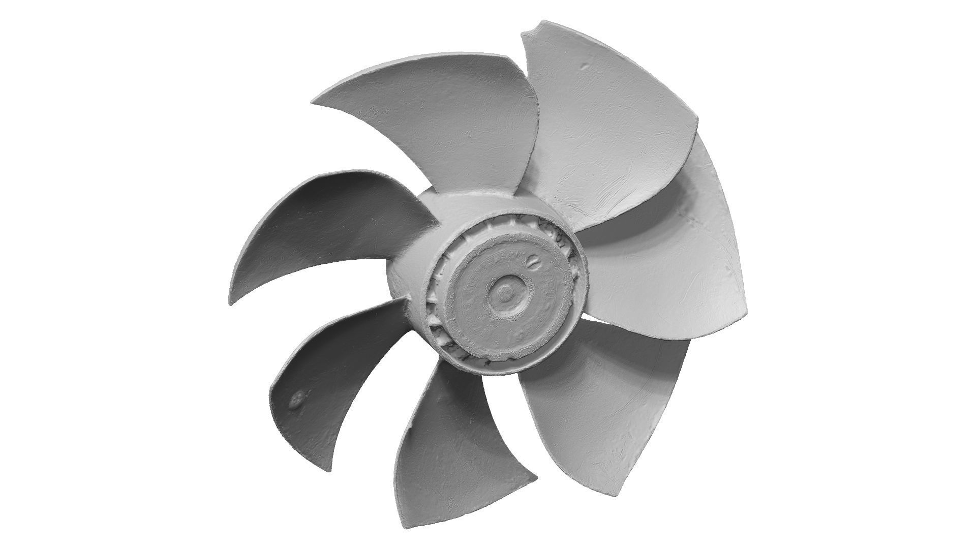 Exhaust Fan Part Raw Scanned 3D model_12