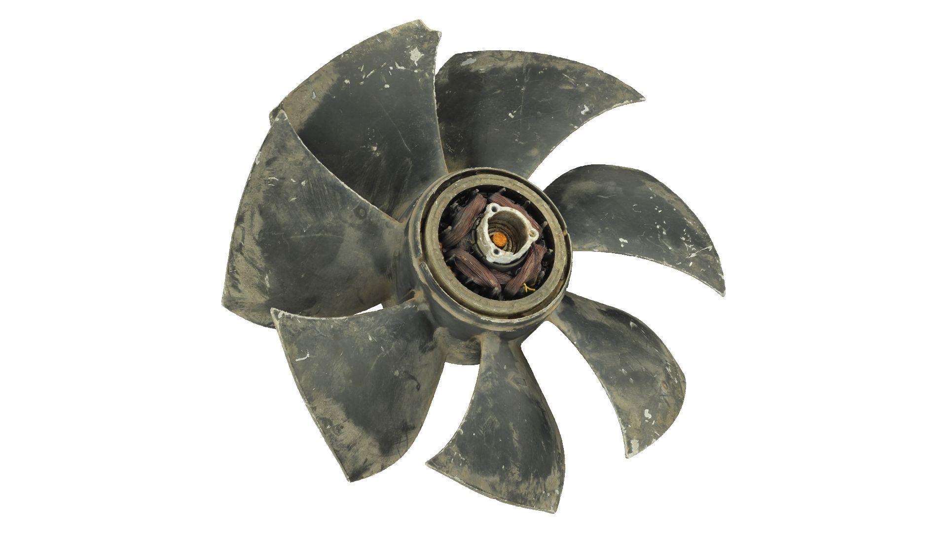 Exhaust Fan Part Raw Scanned 3D model_2