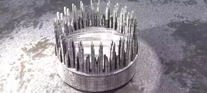 Sci-Fi Dome City 3 3D model