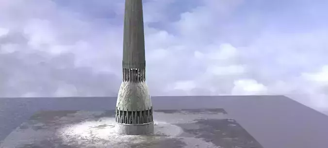 Sci-Fi Dome City very tall