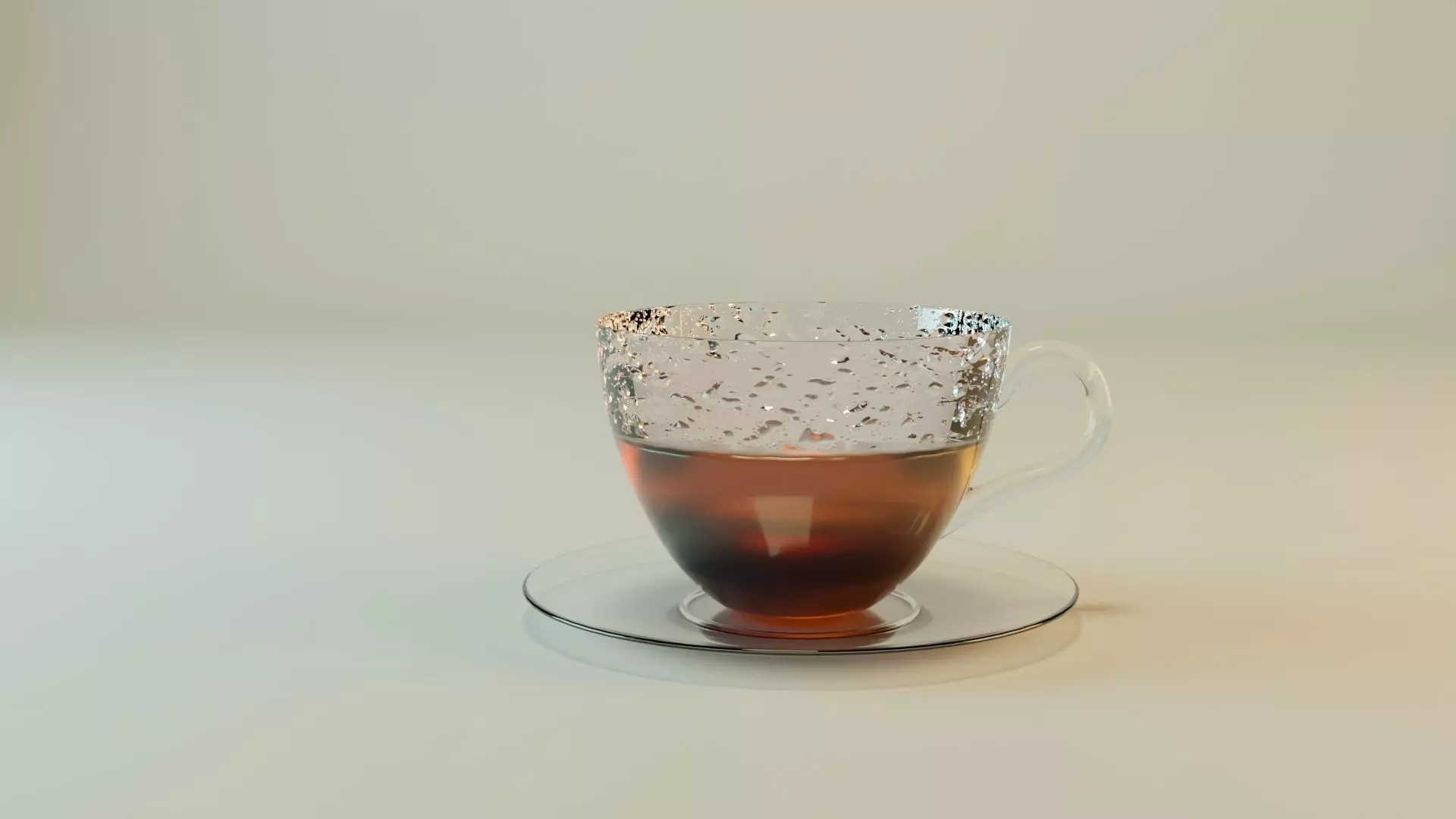3d cup with tea Free 3D model_0