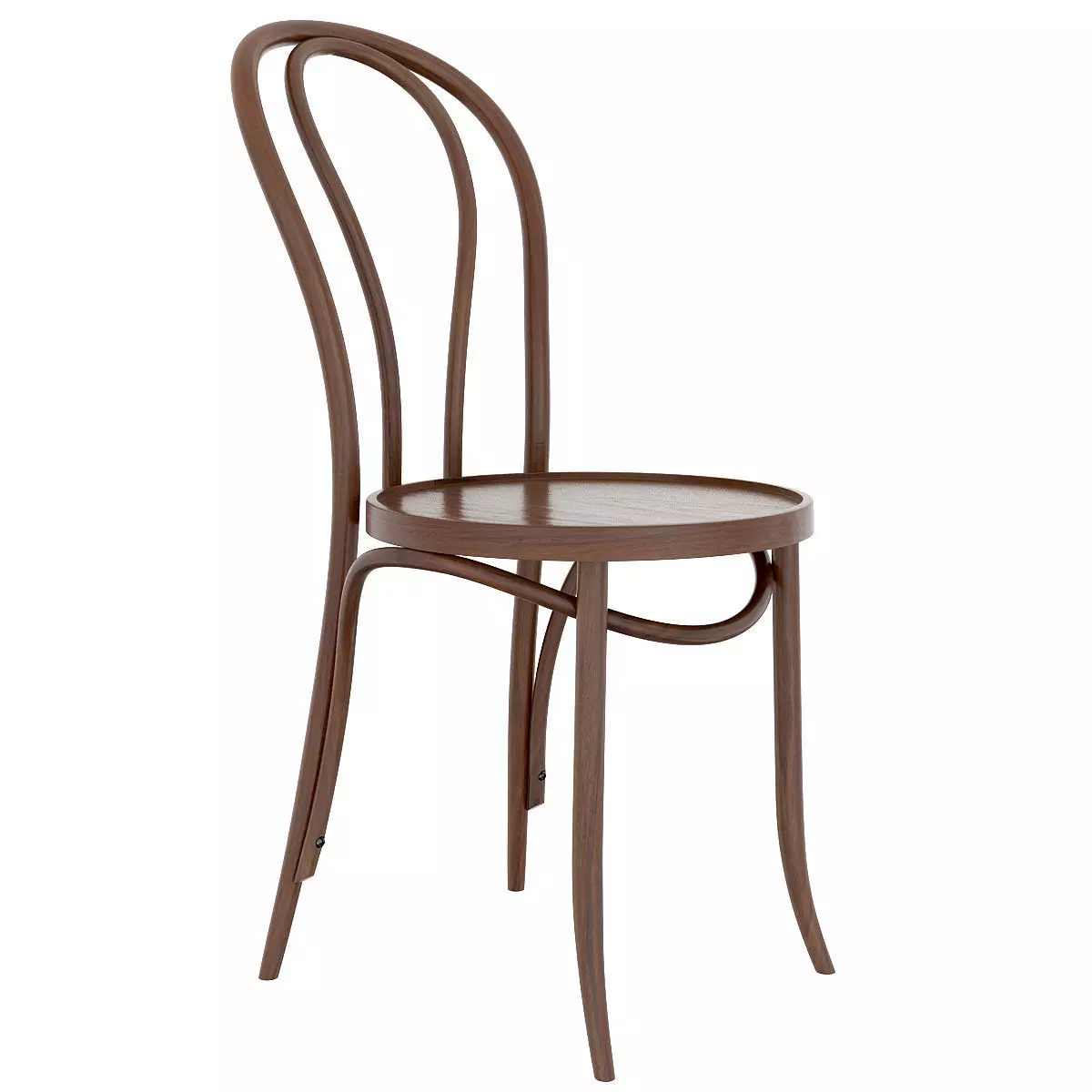Michael Thonet rating chair 3d model Low-poly 3D model_0