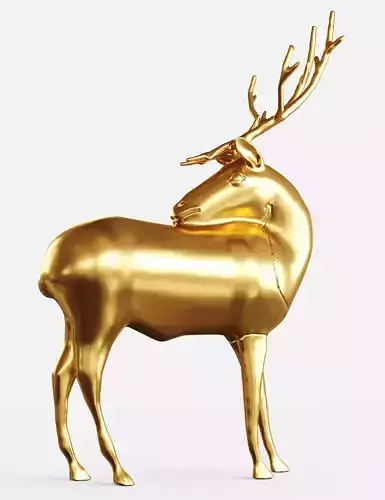 Deer statue for decor 3D model