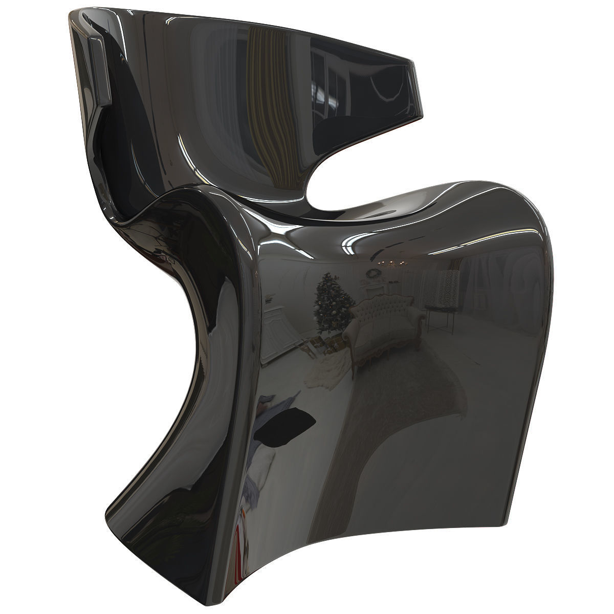 Wing Vondom Chair 3d model Low-poly 3D model_4