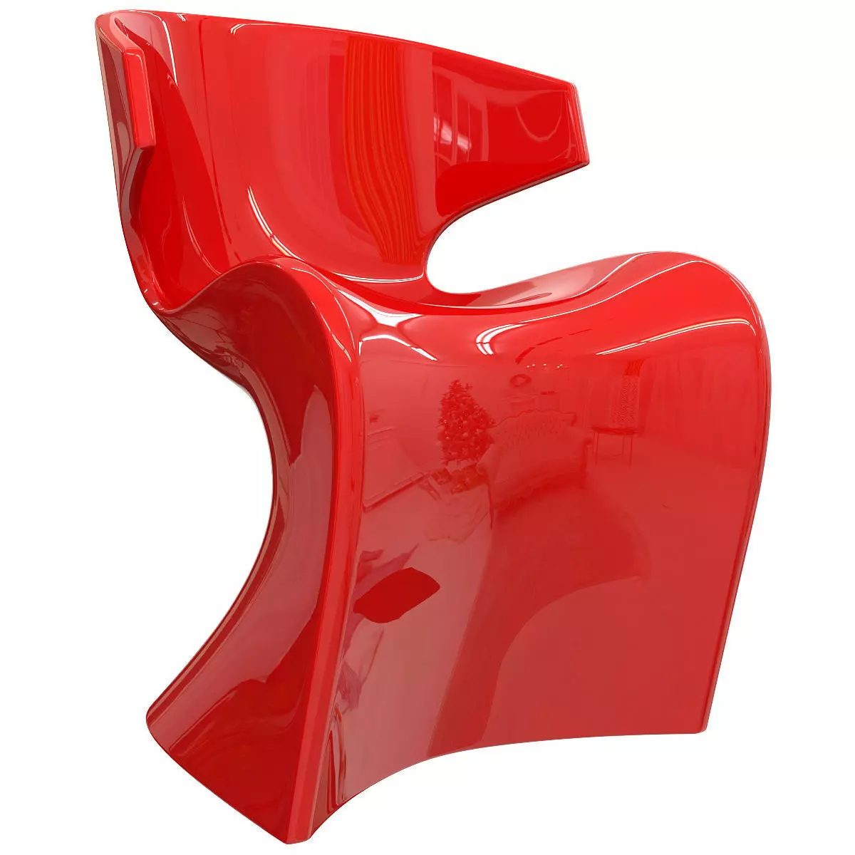 Wing Vondom Chair 3d model Low-poly 3D model_0