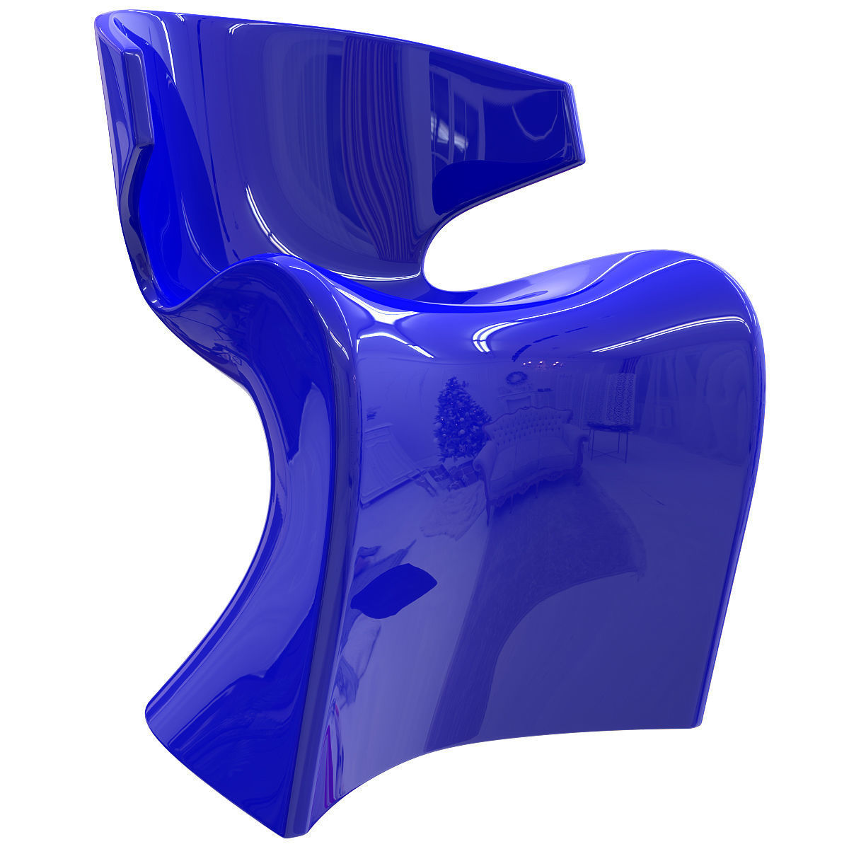 Wing Vondom Chair 3d model Low-poly 3D model_2