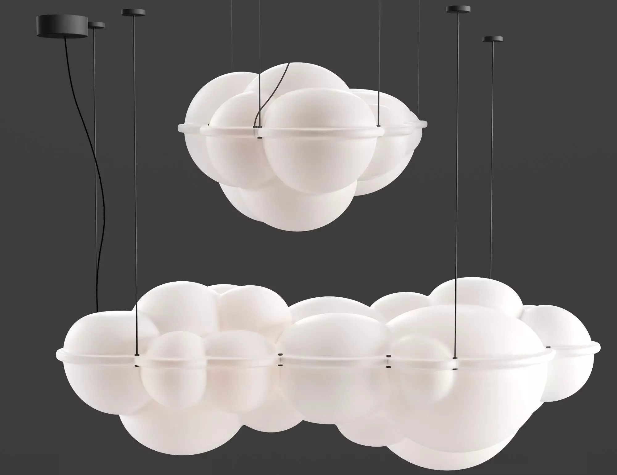 Nemo Lampada Ceiling Mounted Pendant Light Fixture 3D model_0