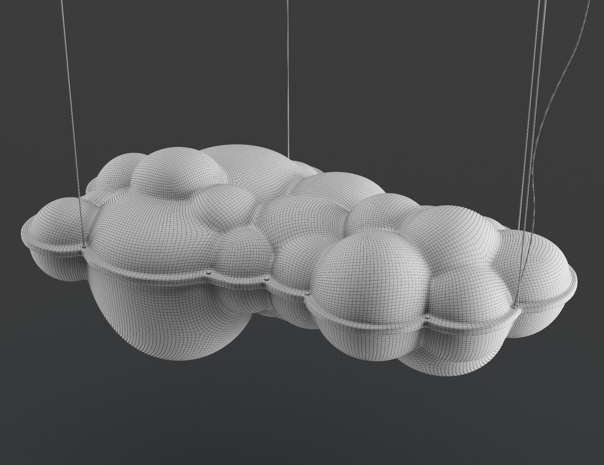 Nemo Lampada Ceiling Mounted Pendant Light Fixture 3D model_6