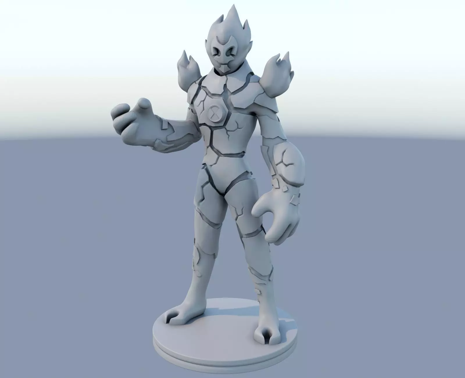 Heatblast ben 10 3d print model 3D print model_0