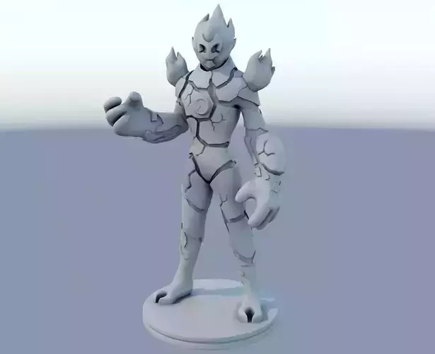 Heatblast ben 10 3d print model 3D print model