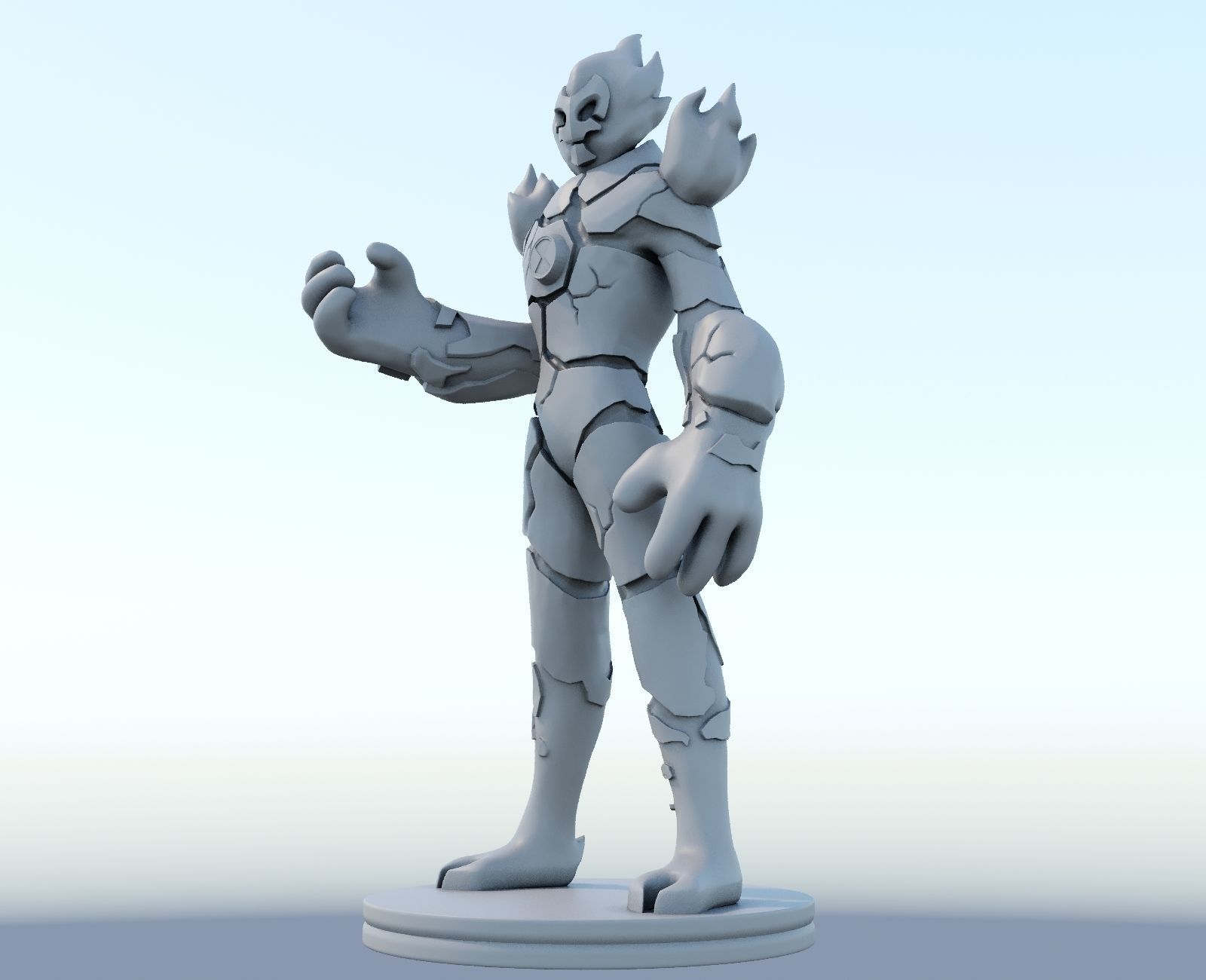 Heatblast ben 10 3d print model 3D print model_4