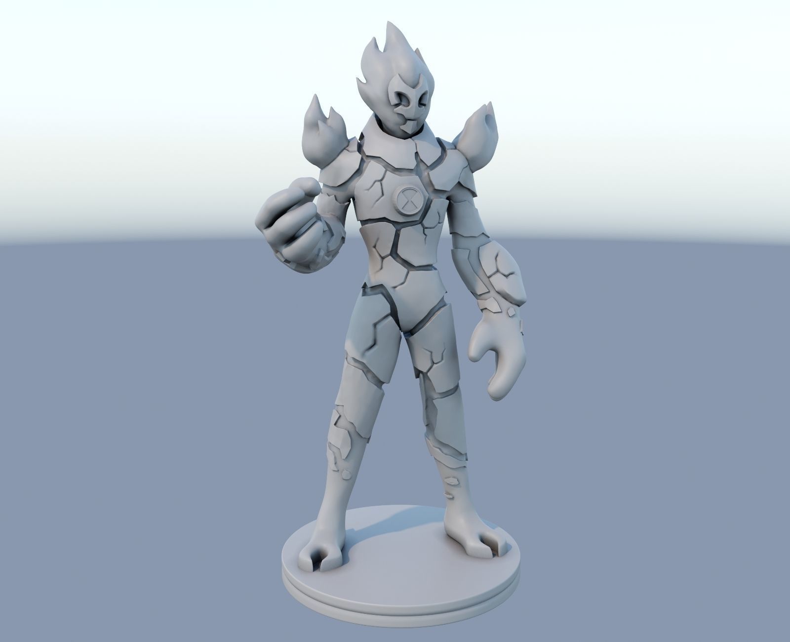 Heatblast ben 10 3d print model 3D print model_7