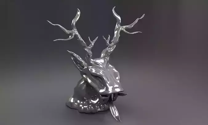 Abstract Animal Head