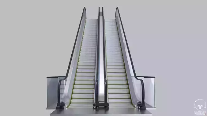 Escalator LMG-30-100L Lowpoly