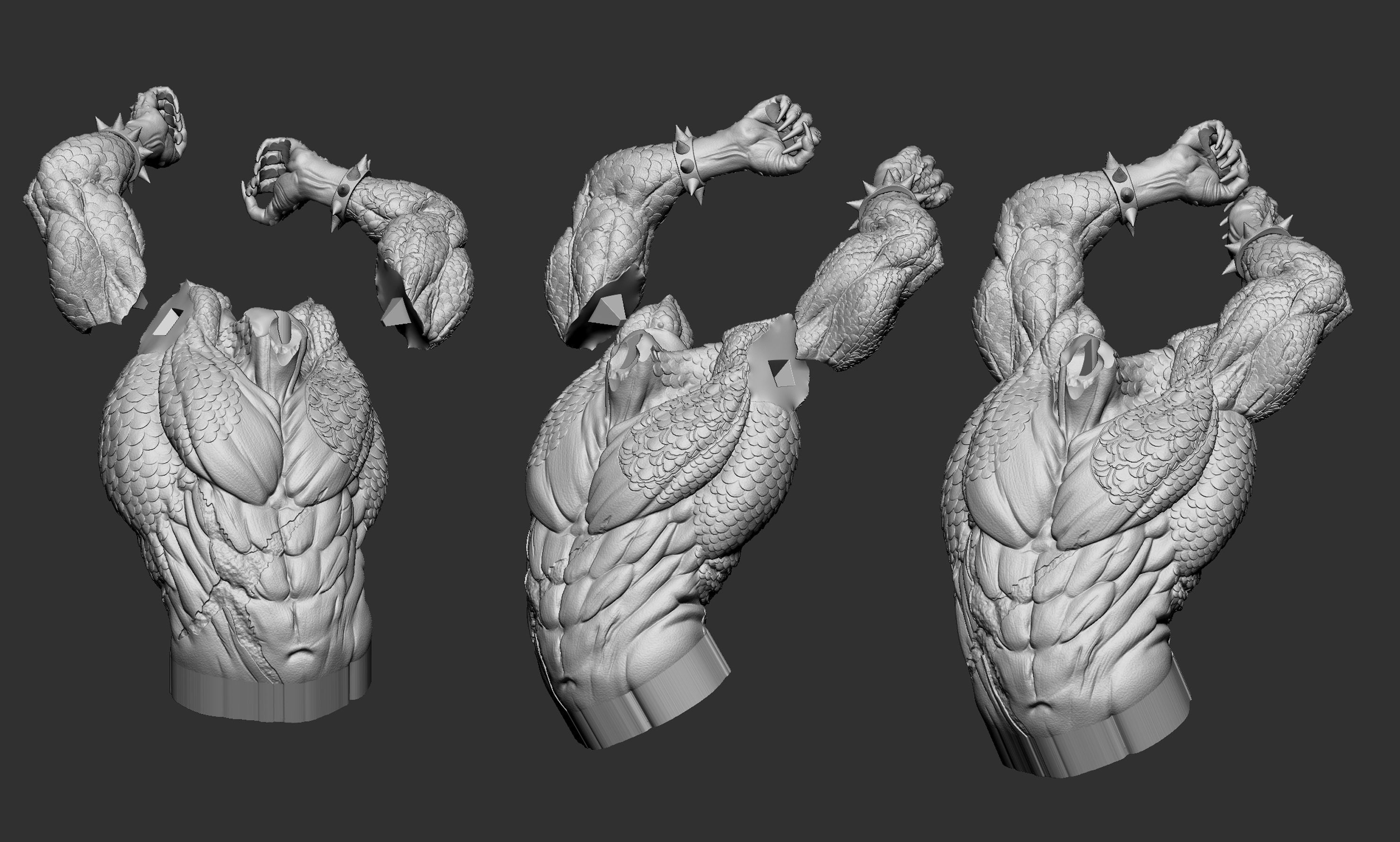 KAIDO OF THE BEAST HYBRID FORM 3D print model_13