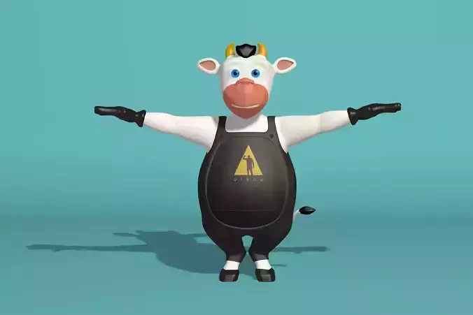 cartoon character cow