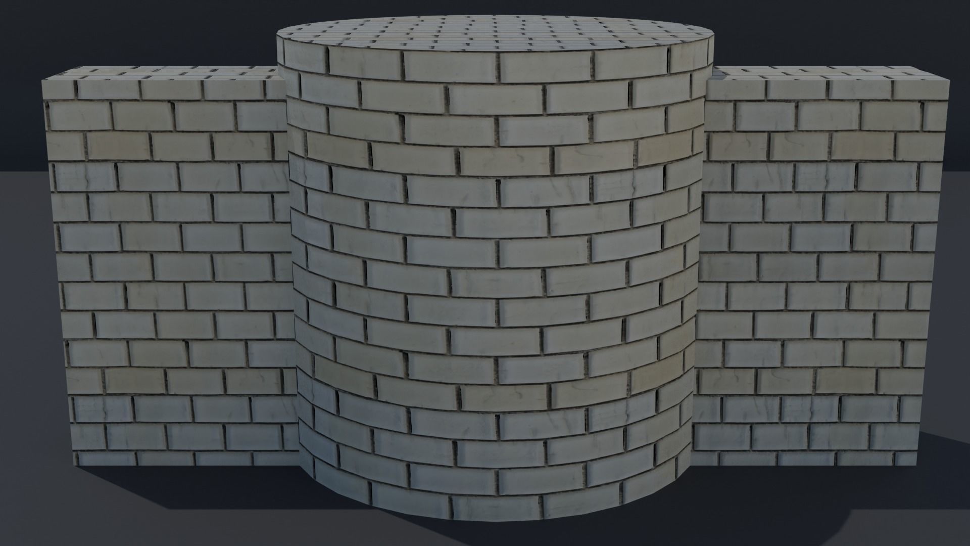 Free Blender Brick and Walls Materials Pack Free low-poly 3D model_18