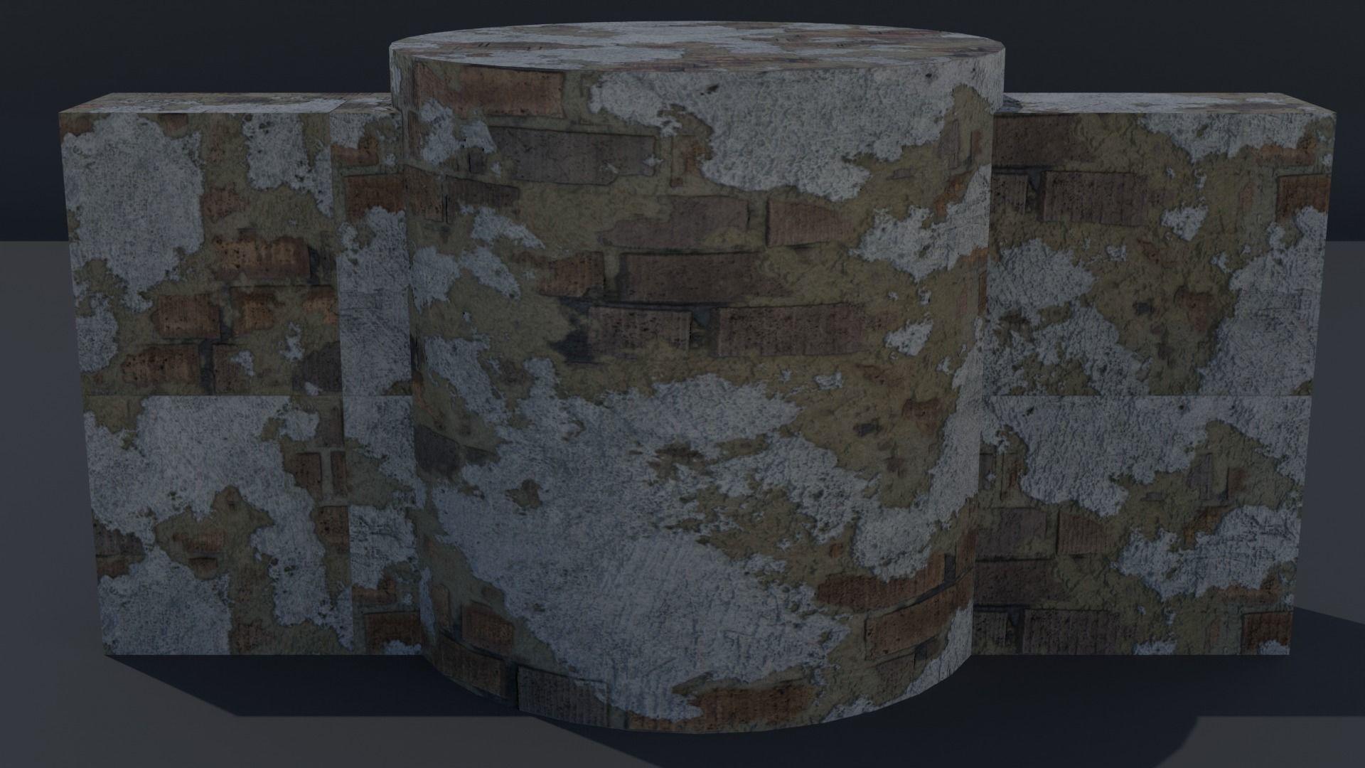 Free Blender Brick and Walls Materials Pack Free low-poly 3D model_21