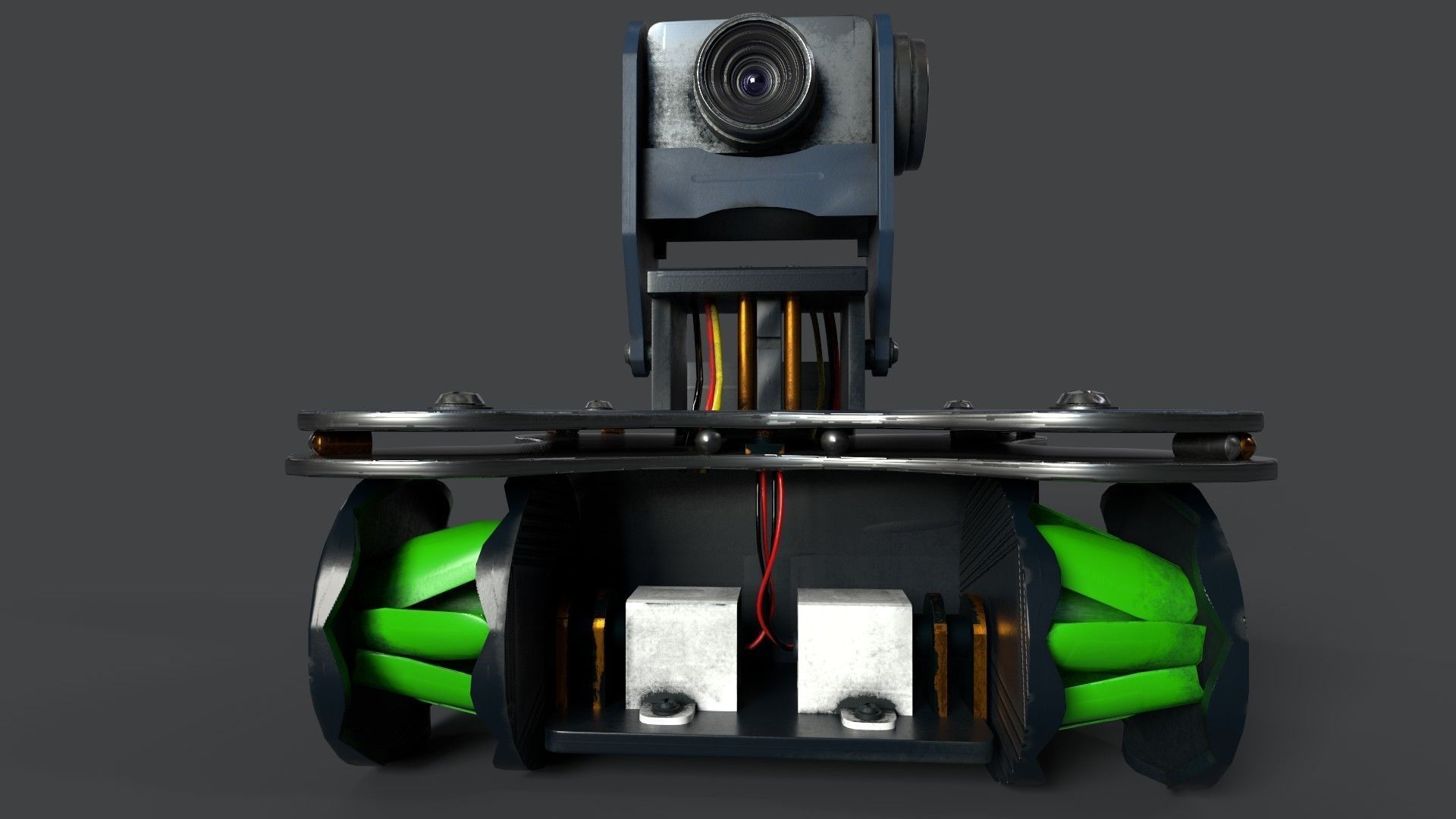 Smart Robot Low-poly 3D model_7