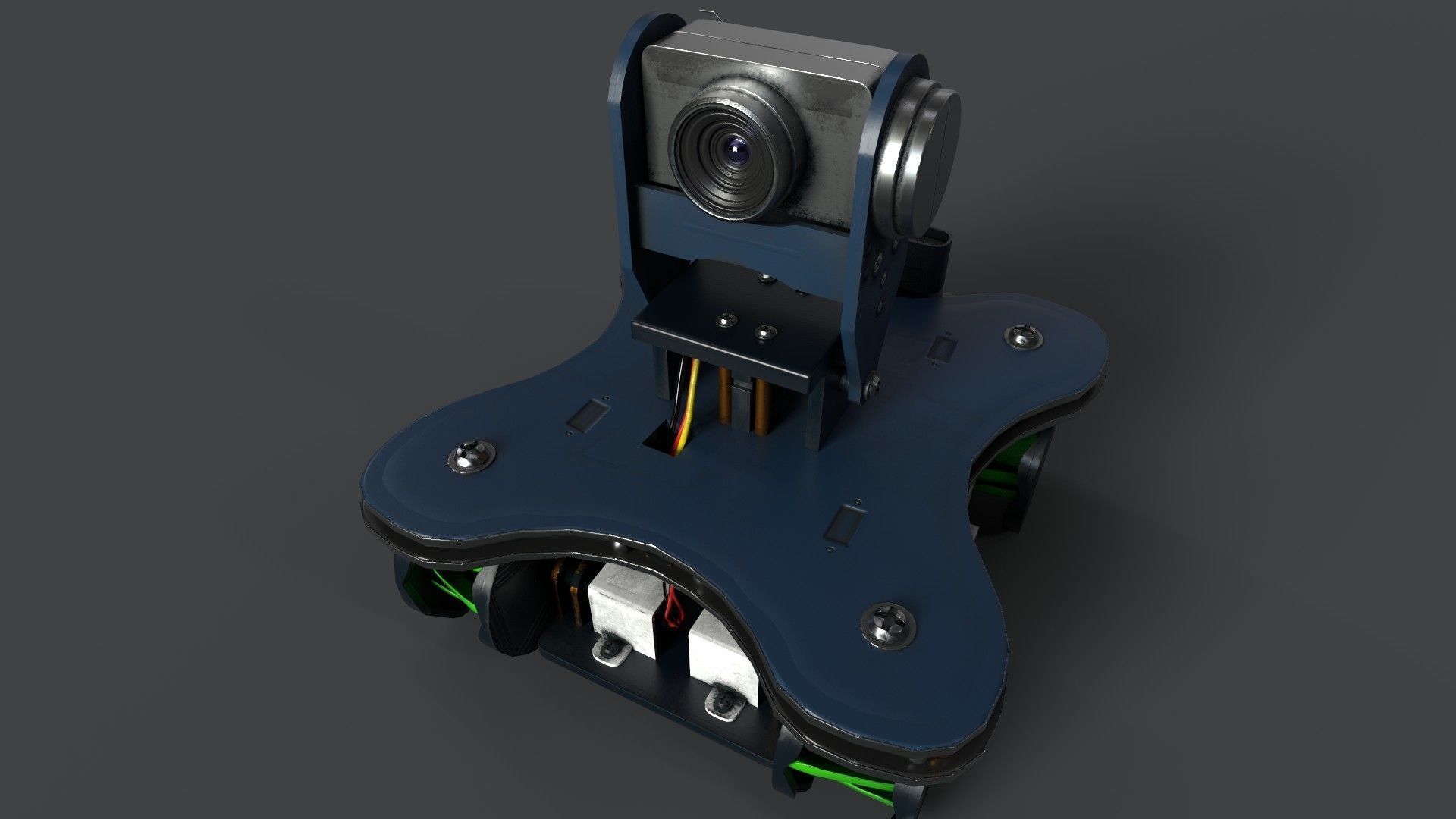 Smart Robot Low-poly 3D model_8