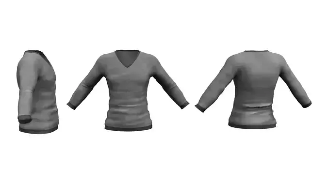 Male V Neck Slim Top