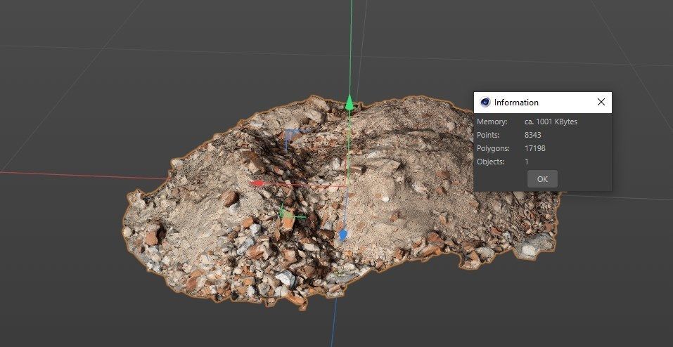 Debris concrete Low-poly 3D model_4