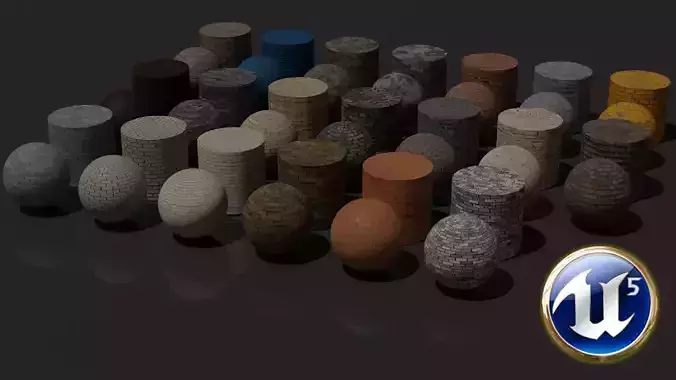 Free Unreal Engine 5 Brick and Walls Materials Pack