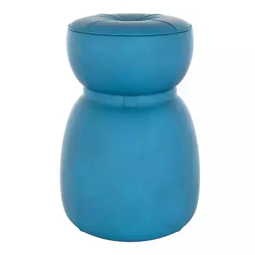 Lepli leather pouf 3d model