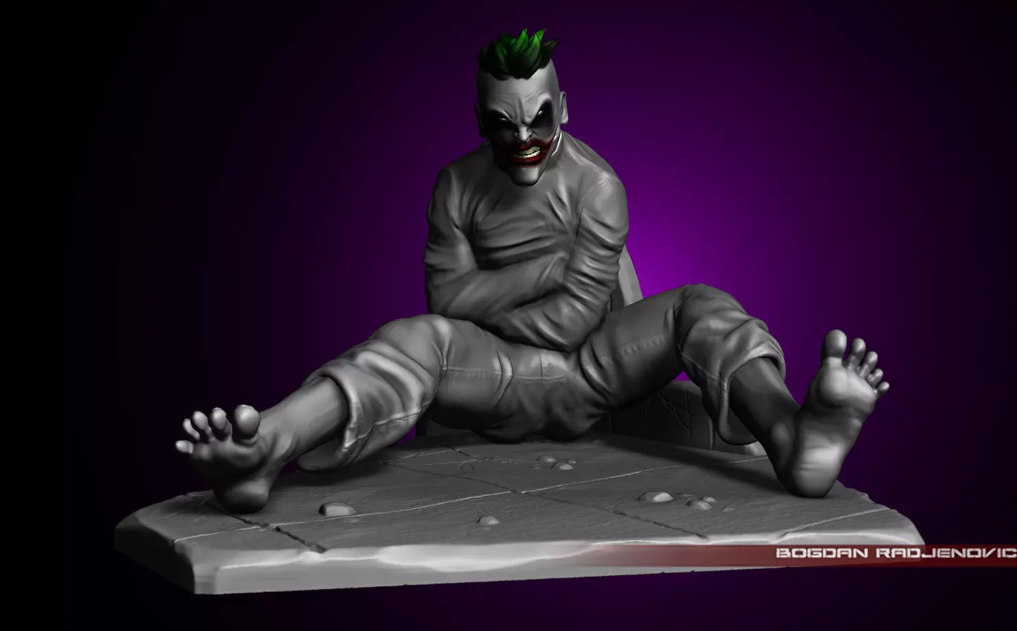 Joker Arkham Asylum 3D print model