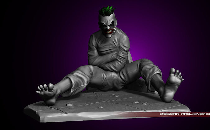 Joker Arkham Asylum 3D print model