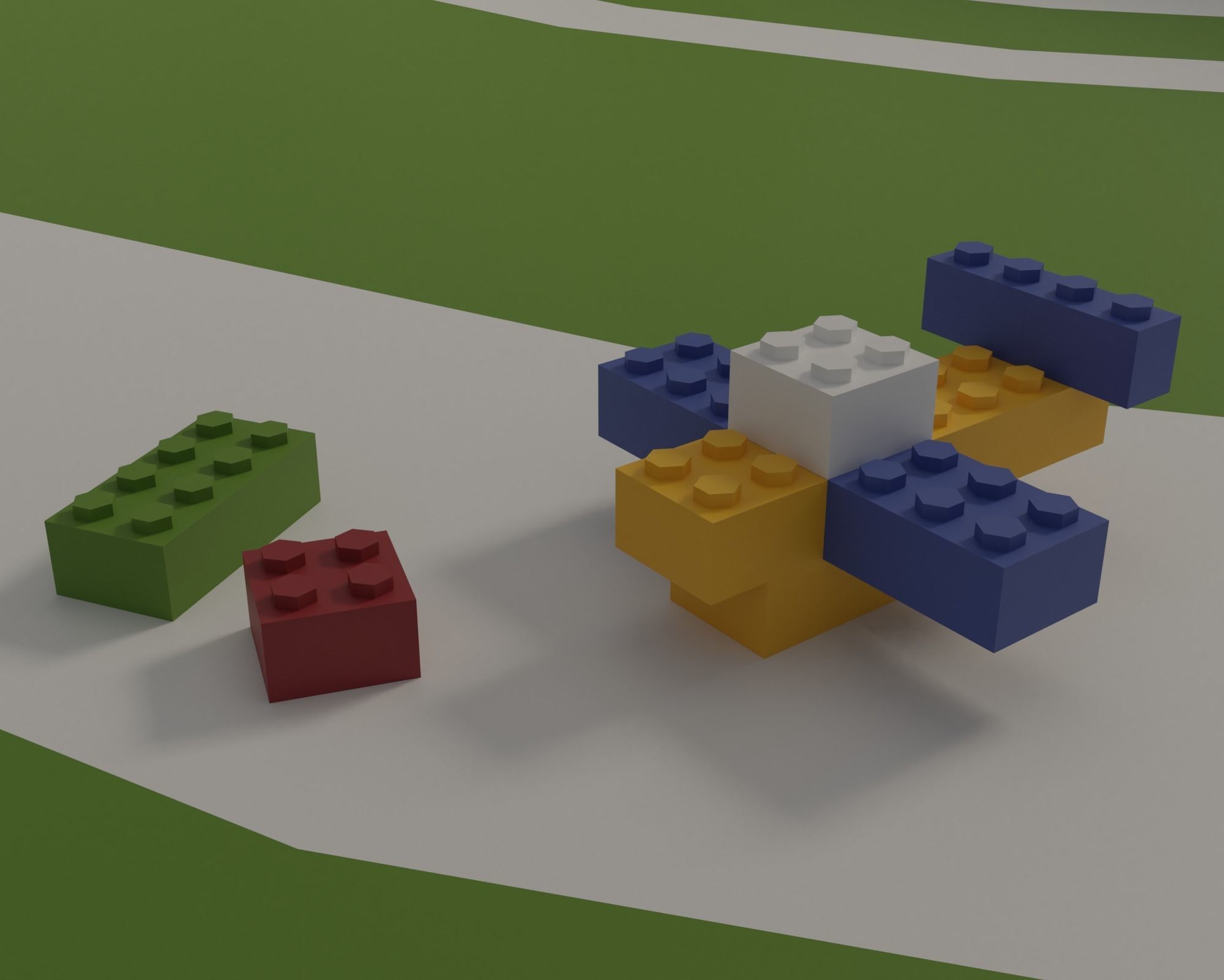 Kids Bedroom Low-poly 3D model_17