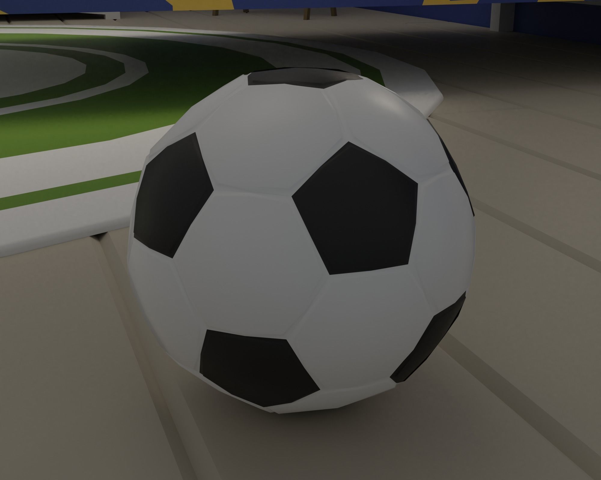 Kids Bedroom Low-poly 3D model_18