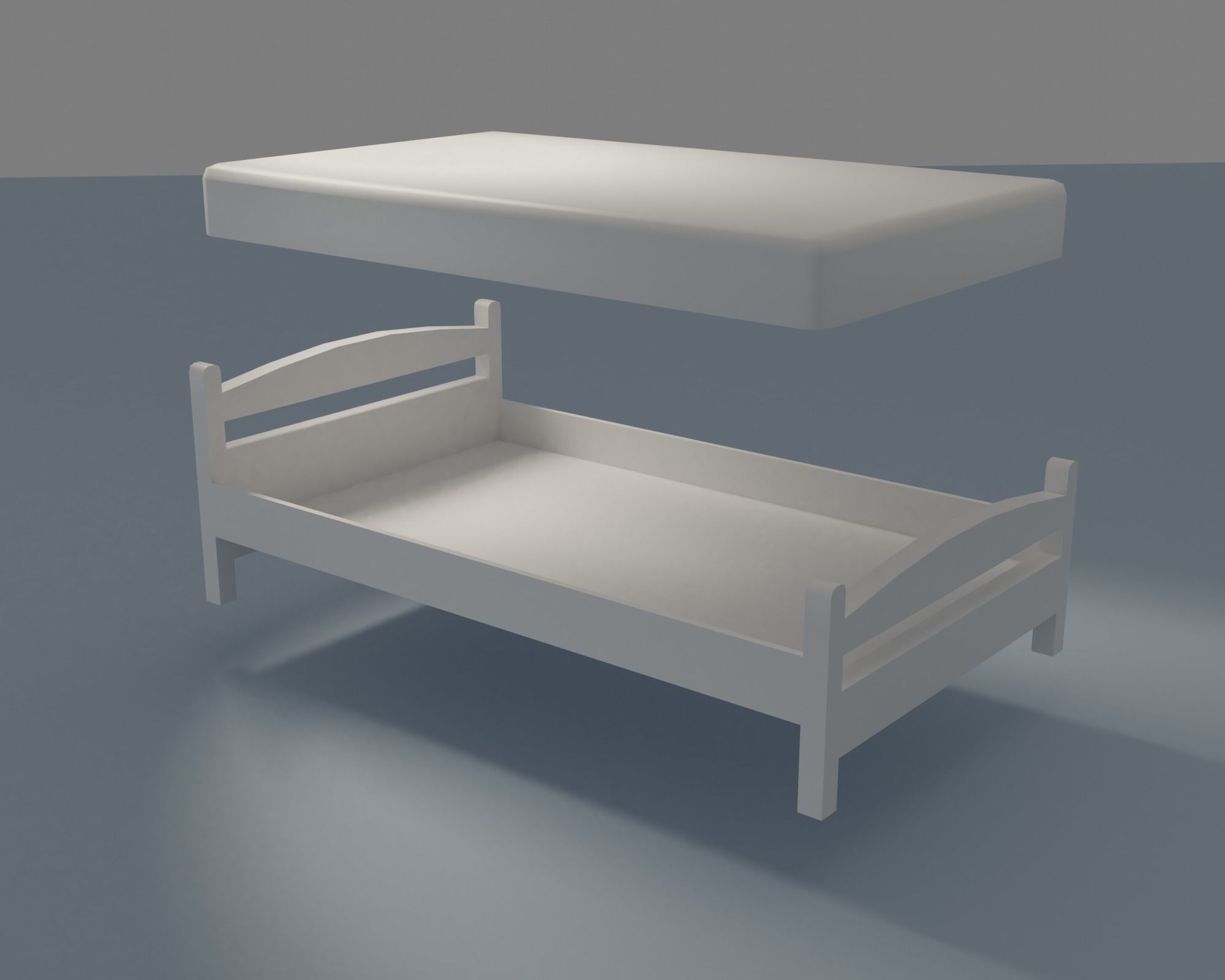 Kids Bedroom Low-poly 3D model_24