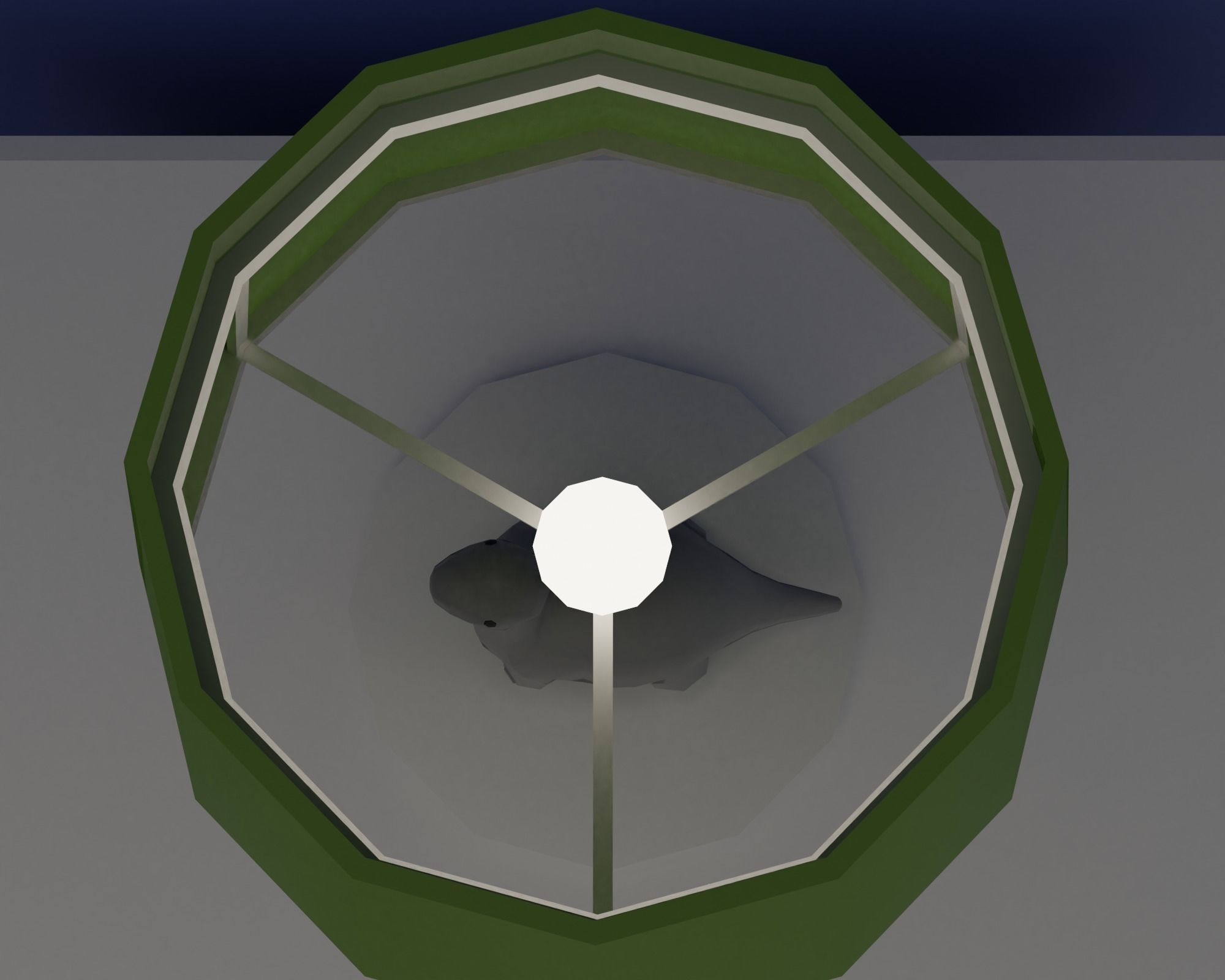 Kids Bedroom Low-poly 3D model_7