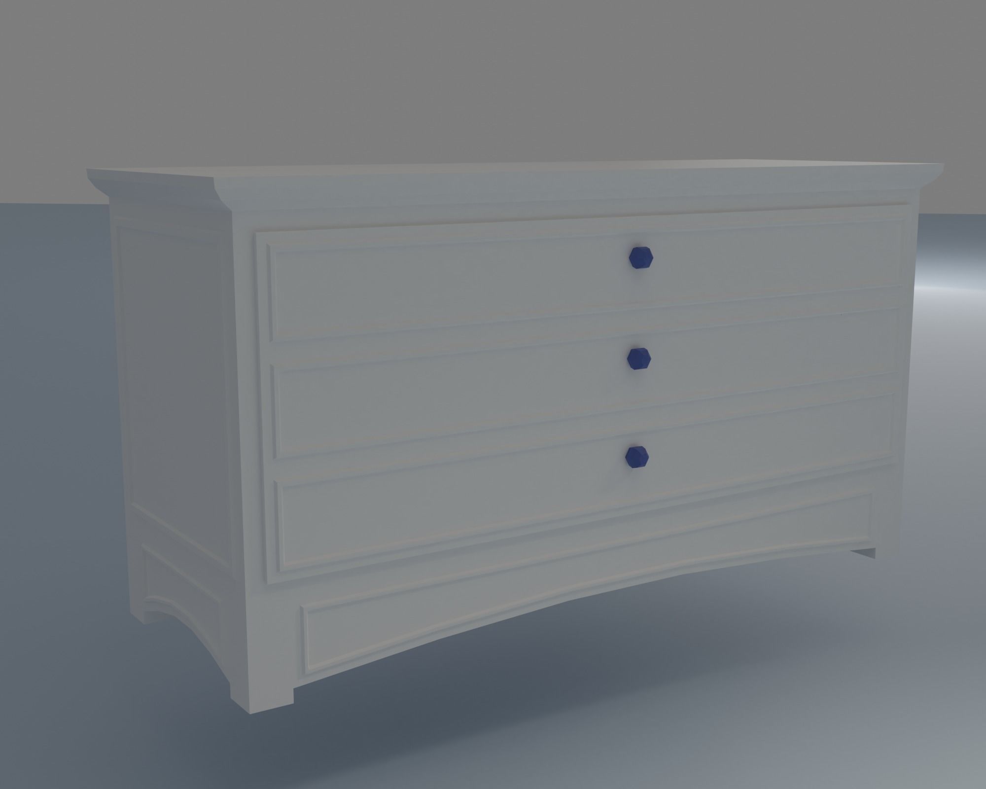 Kids Bedroom Low-poly 3D model_22