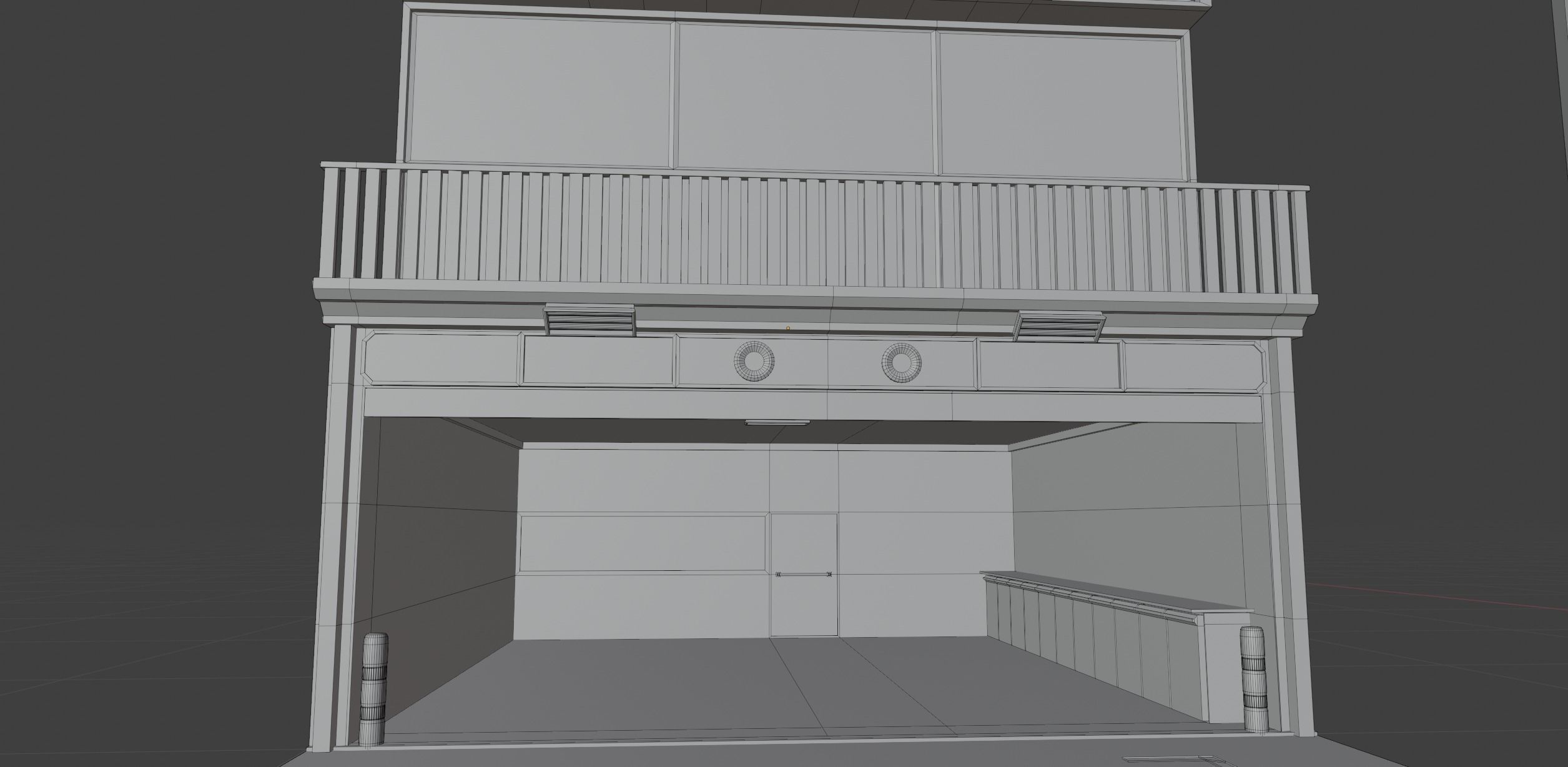 Generic Race Track  Low-poly 3D model_14