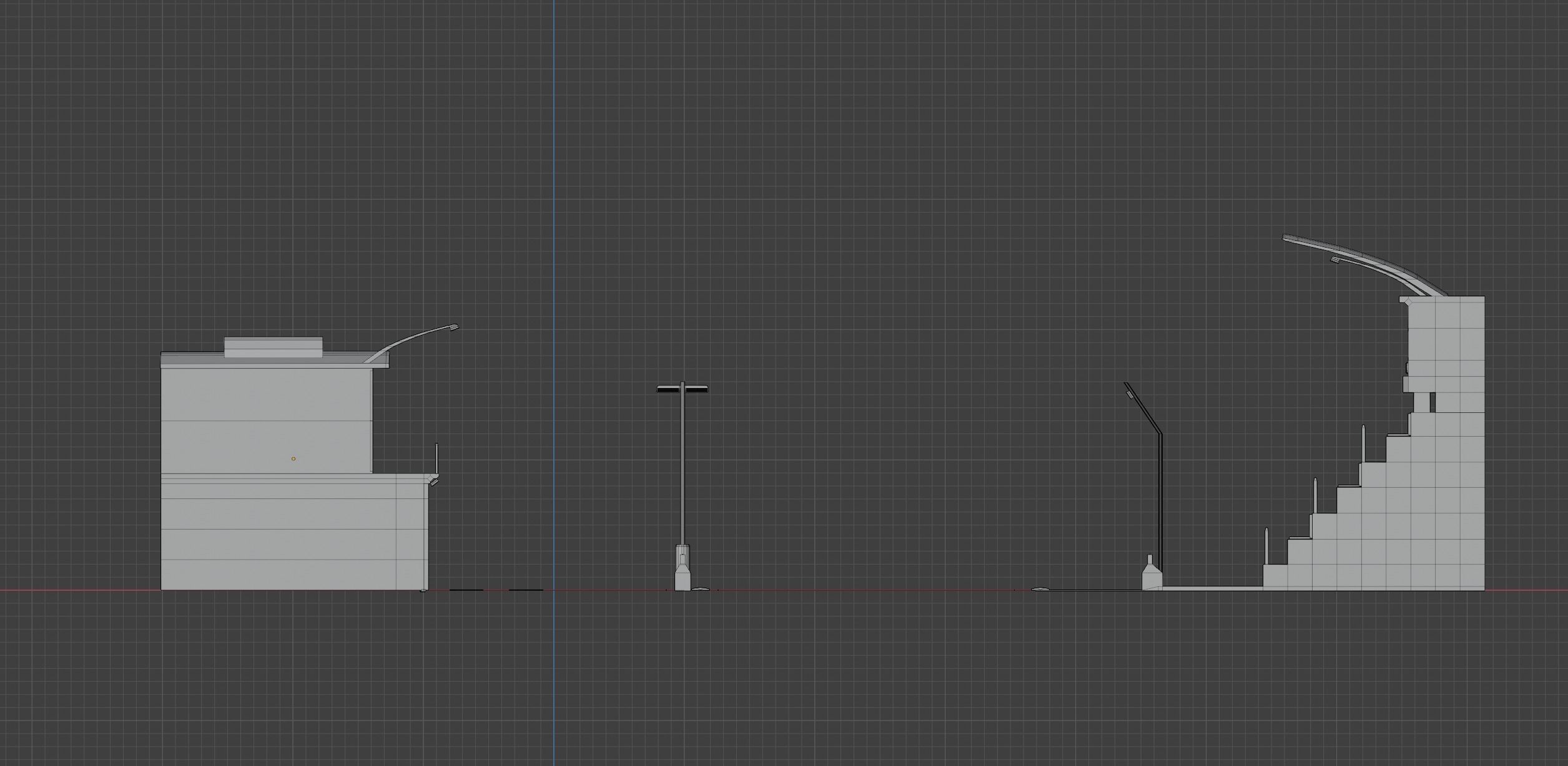Generic Race Track  Low-poly 3D model_10