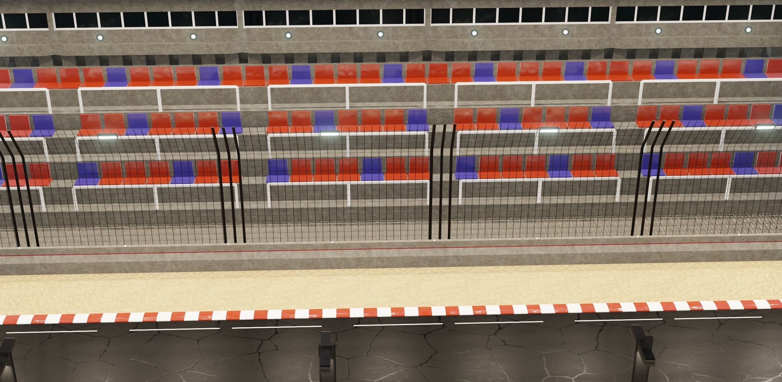 Generic Race Track  Low-poly 3D model_21