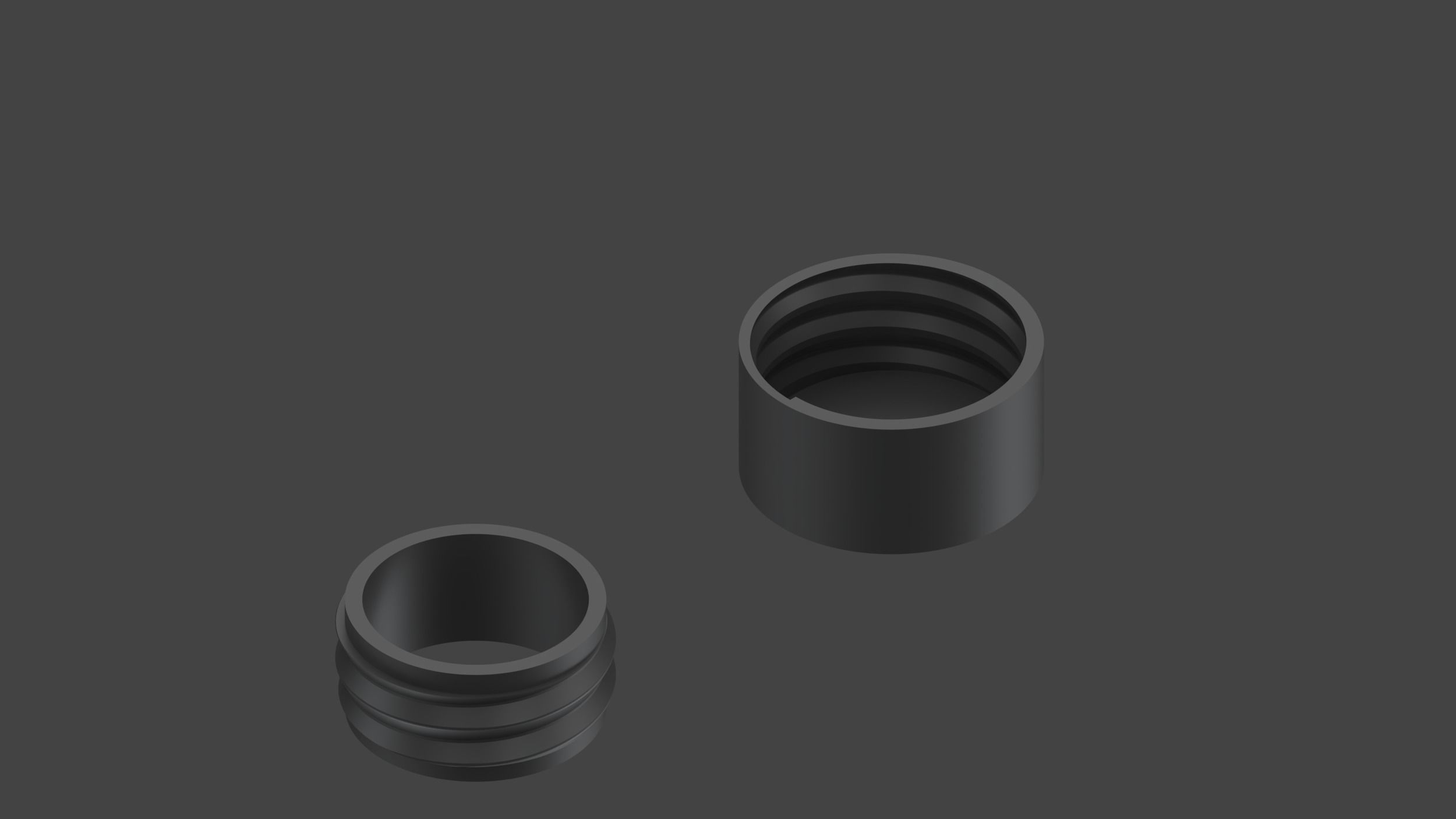 Twist Cap Pack from 10mm to 50mm Useful 3D prints 3D model 3D printable