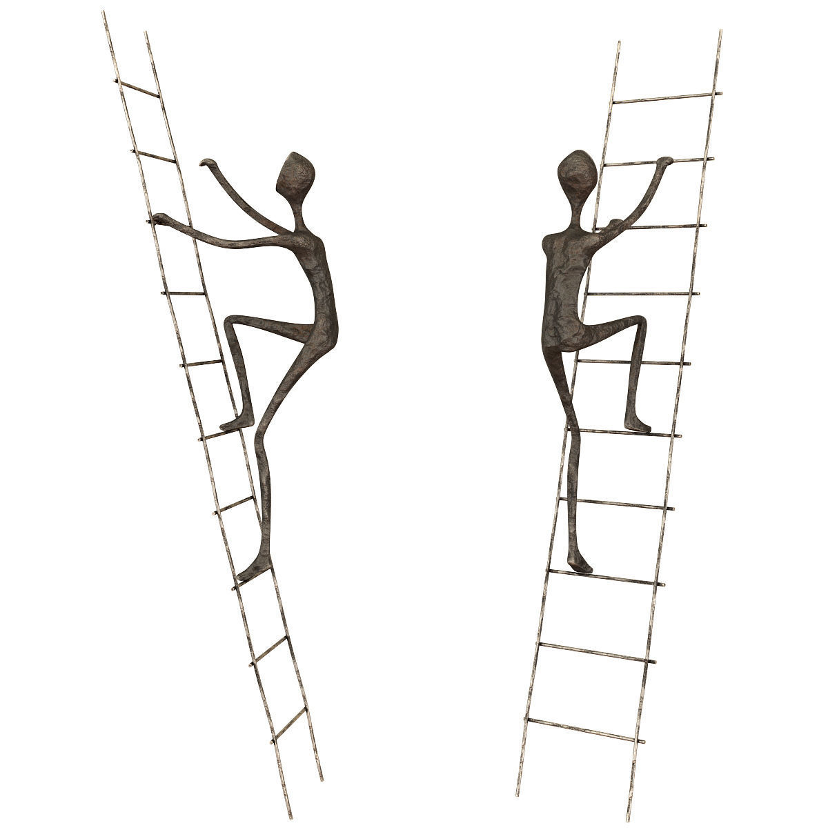 Walker Abstract Sculpture 3d model Low-poly 3D model_2