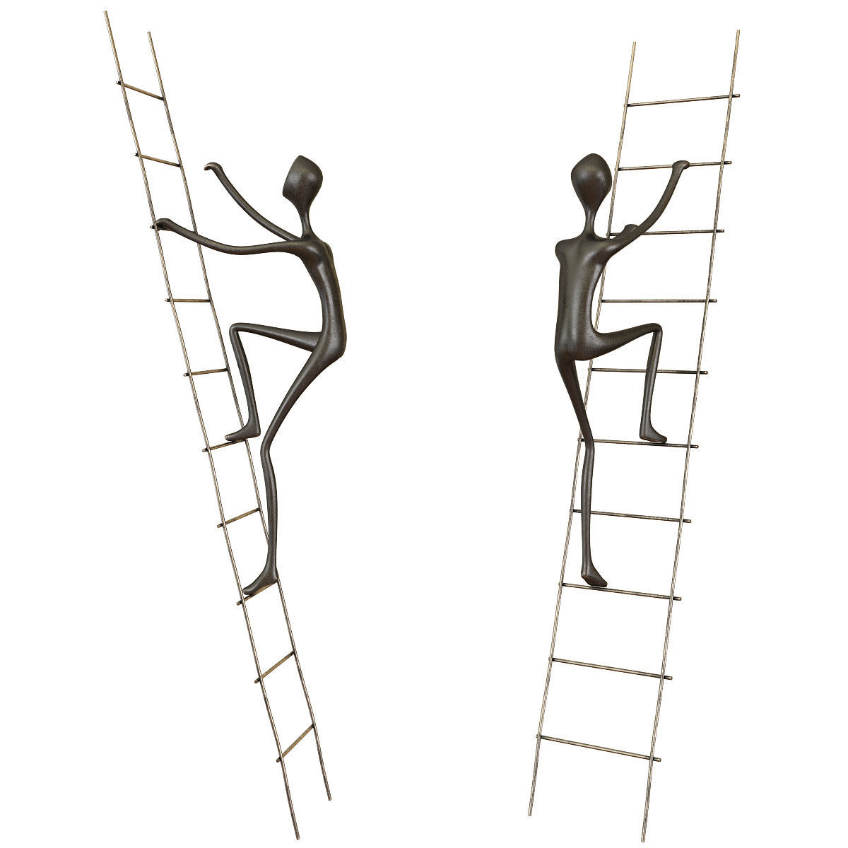 Walker Abstract Sculpture 3d model Low-poly 3D model_1