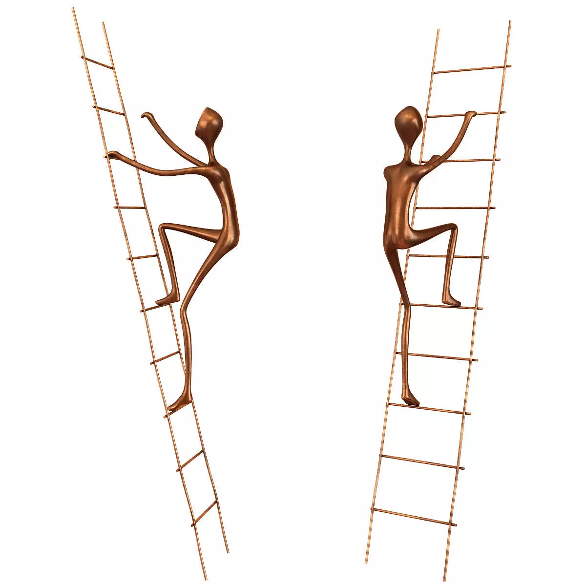 Walker Abstract Sculpture 3d model Low-poly 3D model_0