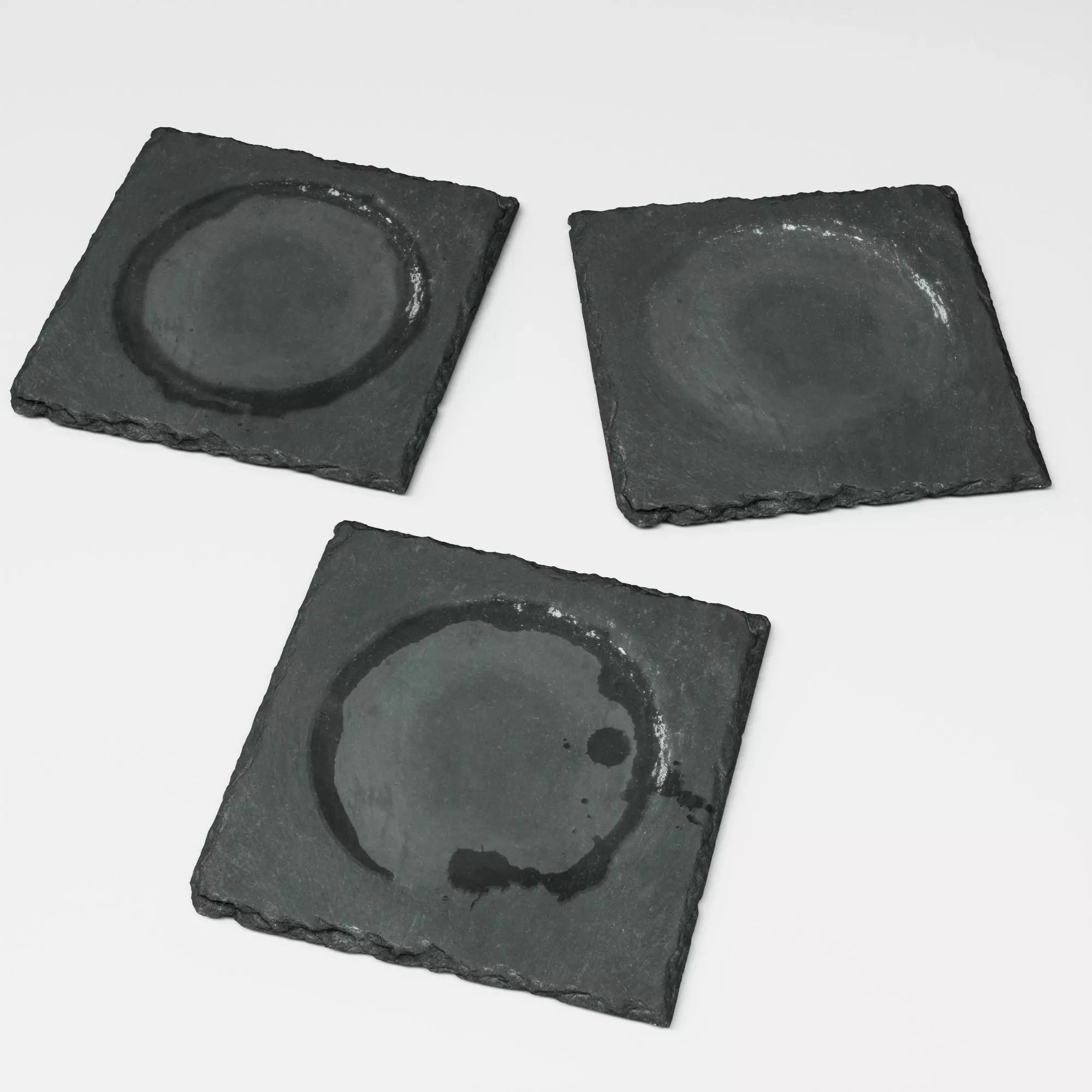 Slate Coasters 2 3D model_0