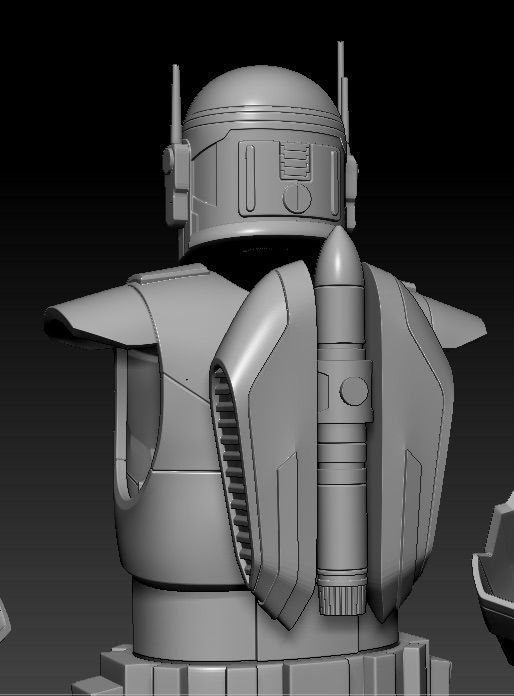 Gar Saxon - Full Size wearable costume 3d print ready STL files 3D print model_2